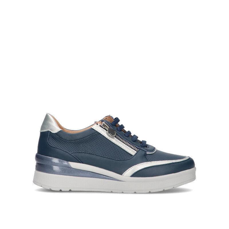 STONEFLY Sneaker donna blu in pelle
