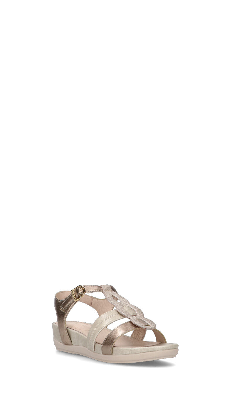 STONEFLY Sandalo donna platino in pelle