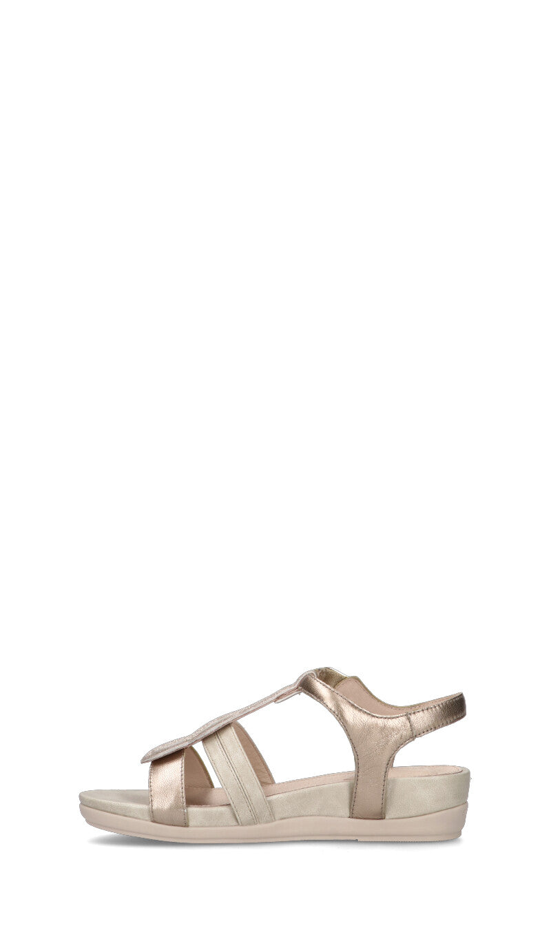 STONEFLY Sandalo donna platino in pelle