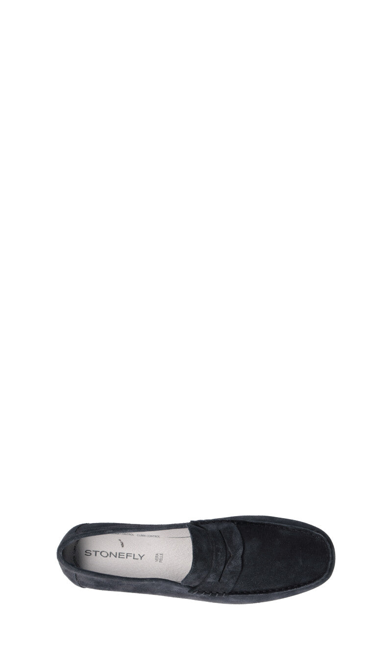 STONEFLY Mocassino uomo blu in suede