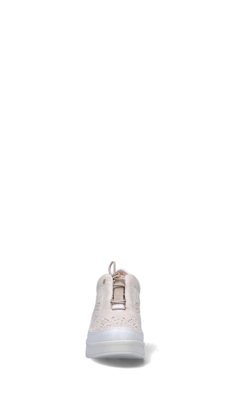 STONEFLY Sneaker donna bianca in suede