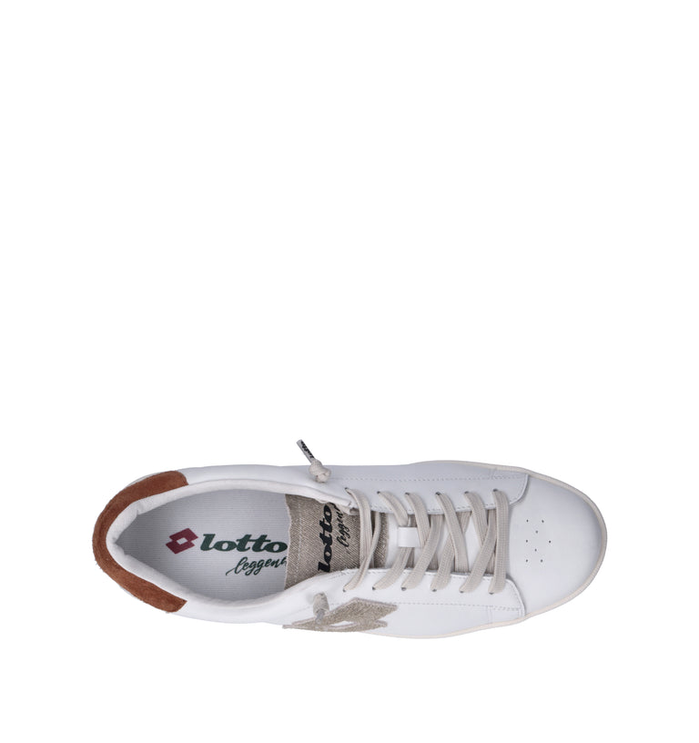 LOTTO LEGGENDA Sneaker uomo bianca in pelle