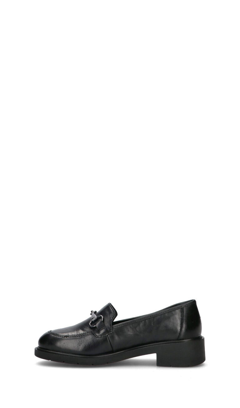GRAFIA Mocassino donna nero in pelle