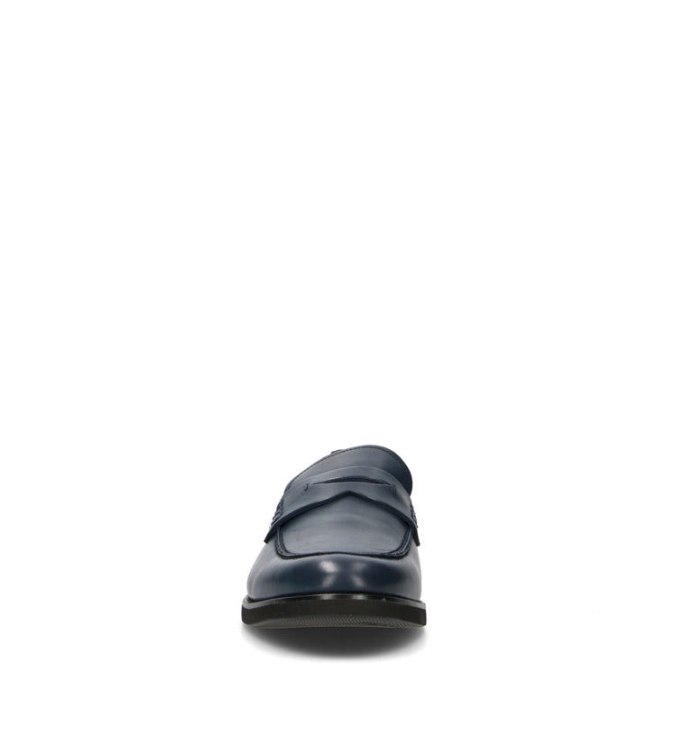 STONEFLY Mocassino uomo blu in pelle