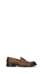 PAWELK'S Mocassino uomo bruno in pelle