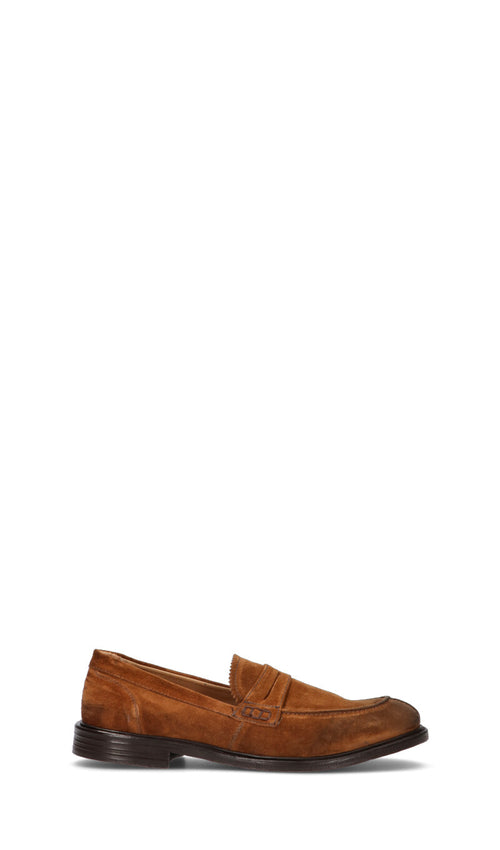 PAWELK'S Mocassino uomo marrone in suede