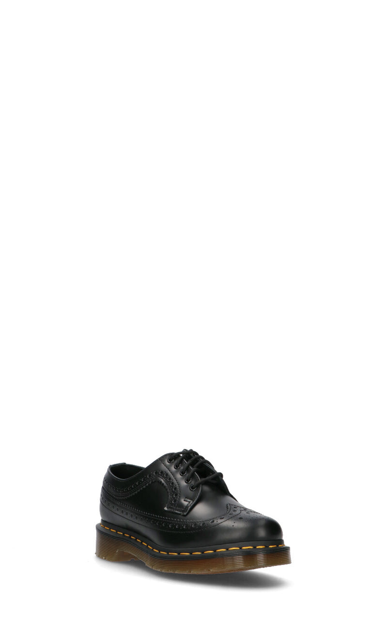 DR. MARTENS Stringata donna nera in pelle