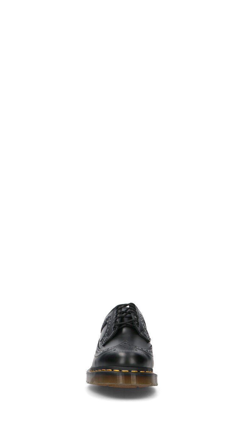 DR. MARTENS Stringata donna nera in pelle
