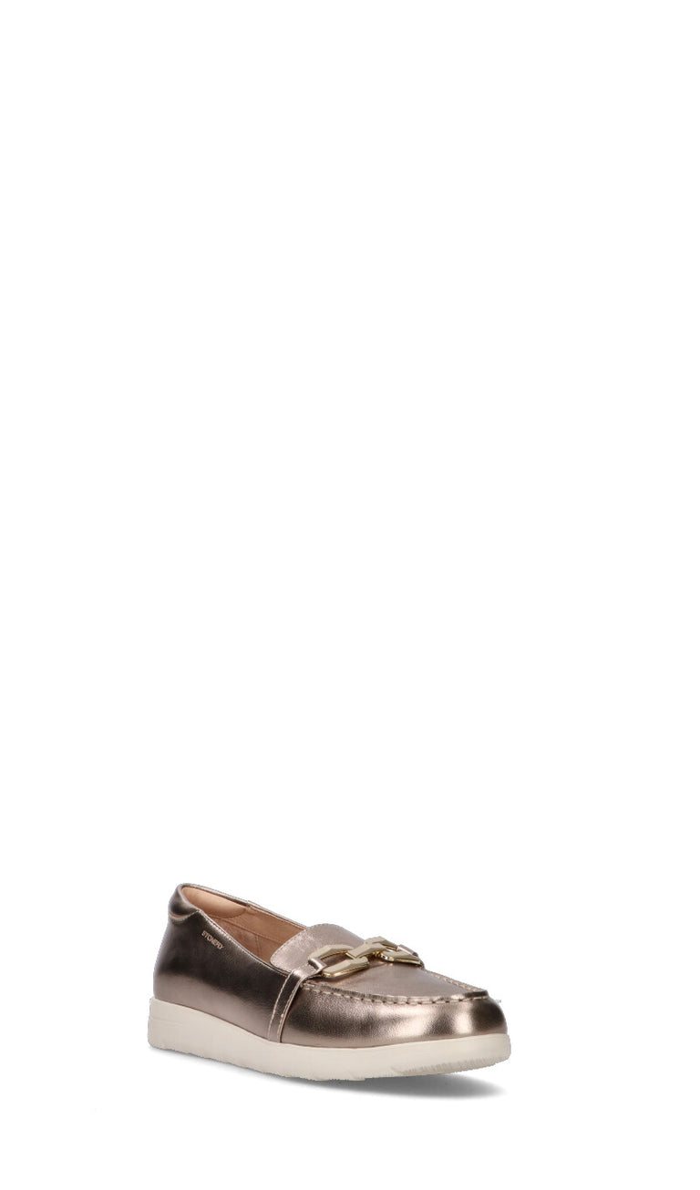 STONEFLY Mocassino donna oro in pelle