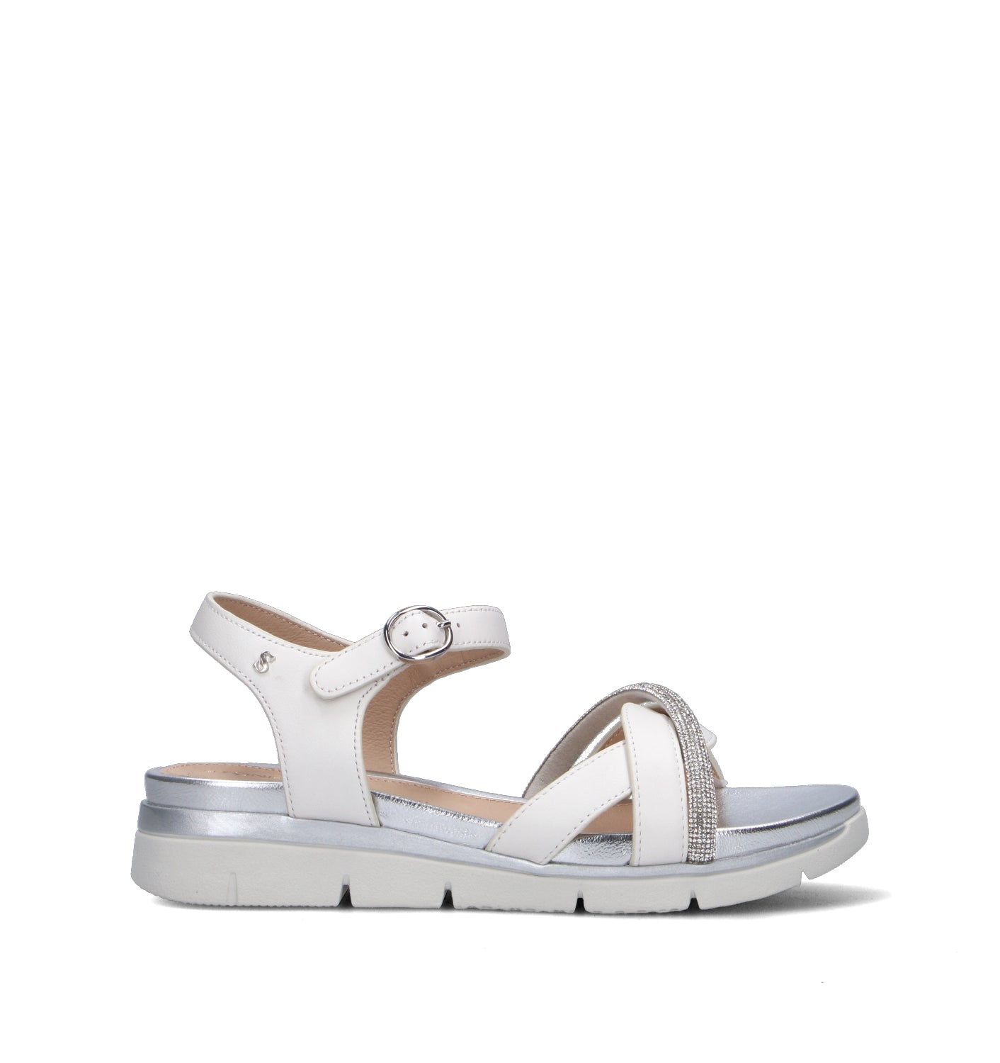 STONEFLY Sandalo donna bianco/argento in pelle