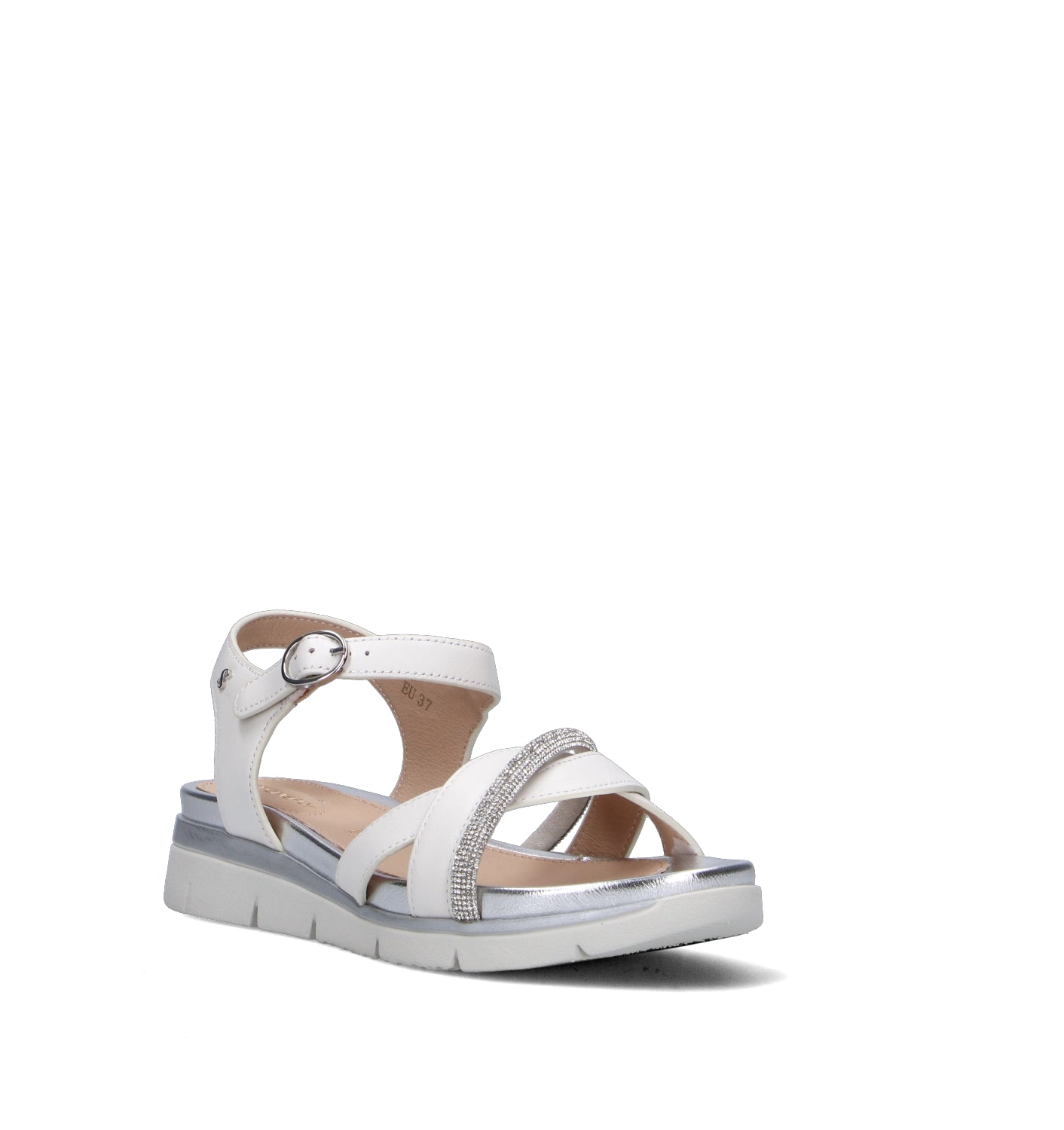STONEFLY Sandalo donna bianco/argento in pelle