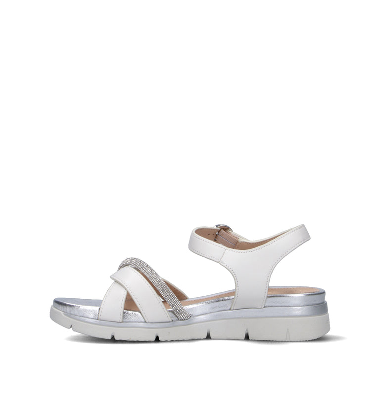 STONEFLY Sandalo donna bianco/argento in pelle