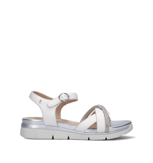 STONEFLY Sandalo donna bianco/argento in pelle