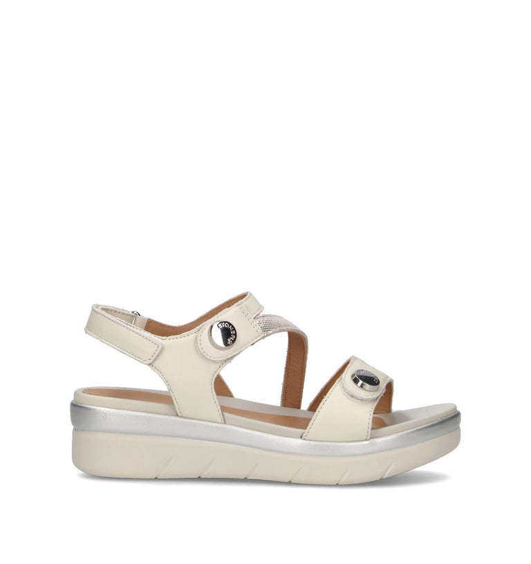 STONEFLY Sandalo donna bianco in pelle