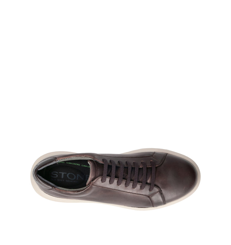 STONEFLY Sneaker uomo marrone in pelle