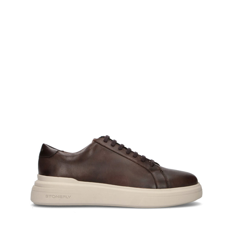 STONEFLY Sneaker uomo marrone in pelle
