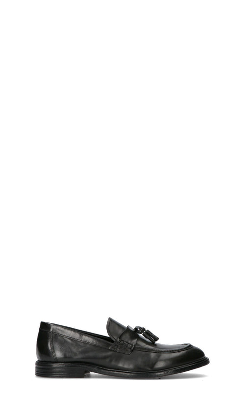 PAWELK'S Mocassino uomo nero in pelle