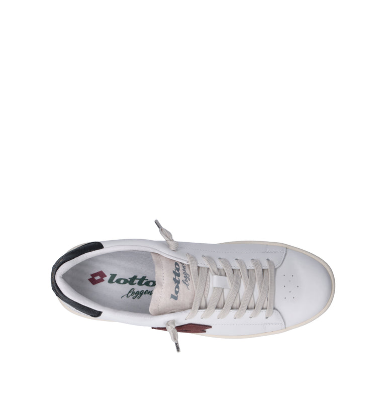LOTTO LEGGENDA Sneaker uomo bianca in pelle