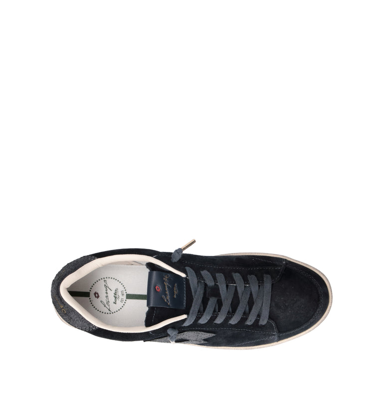 LOTTO LEGGENDA Sneaker uomo blu in suede