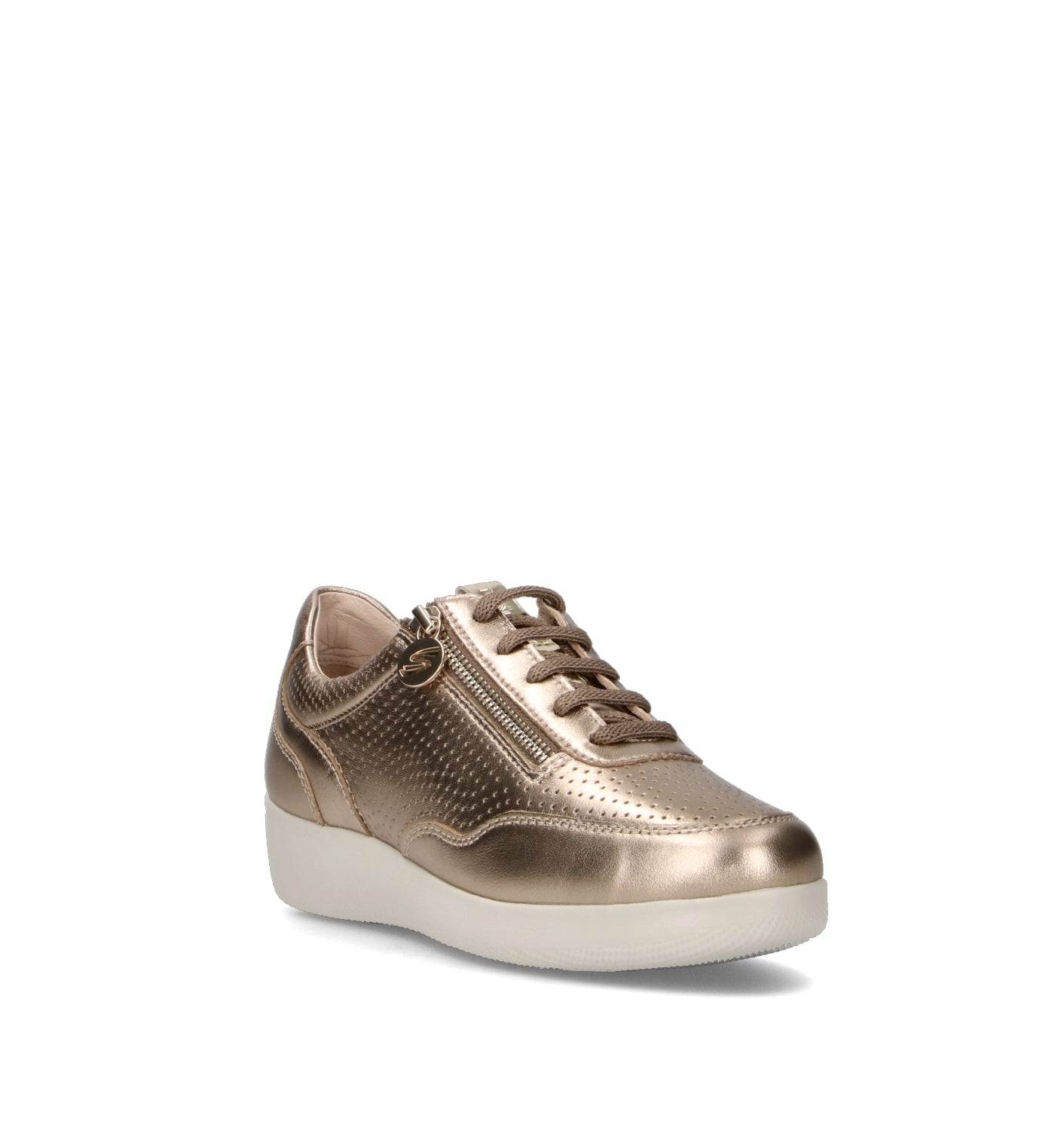 STONEFLY Sneaker donna oro in pelle