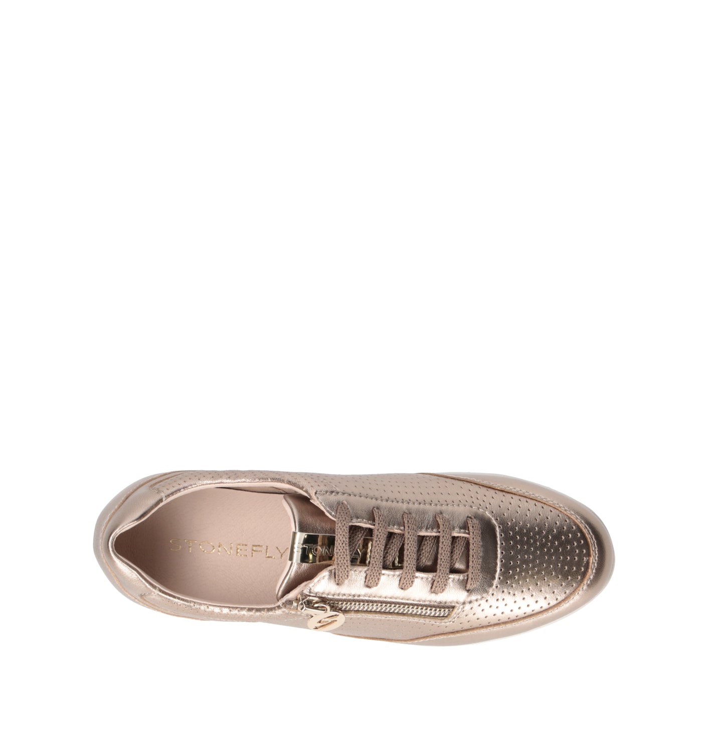 STONEFLY Sneaker donna oro in pelle