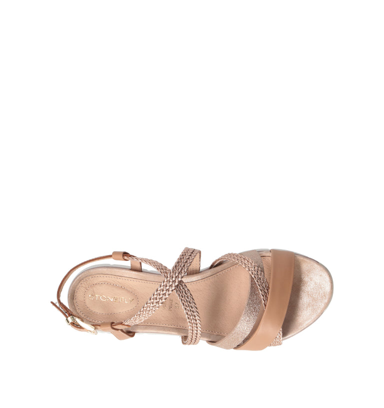 STONEFLY Sandalo donna nude/oro rosa