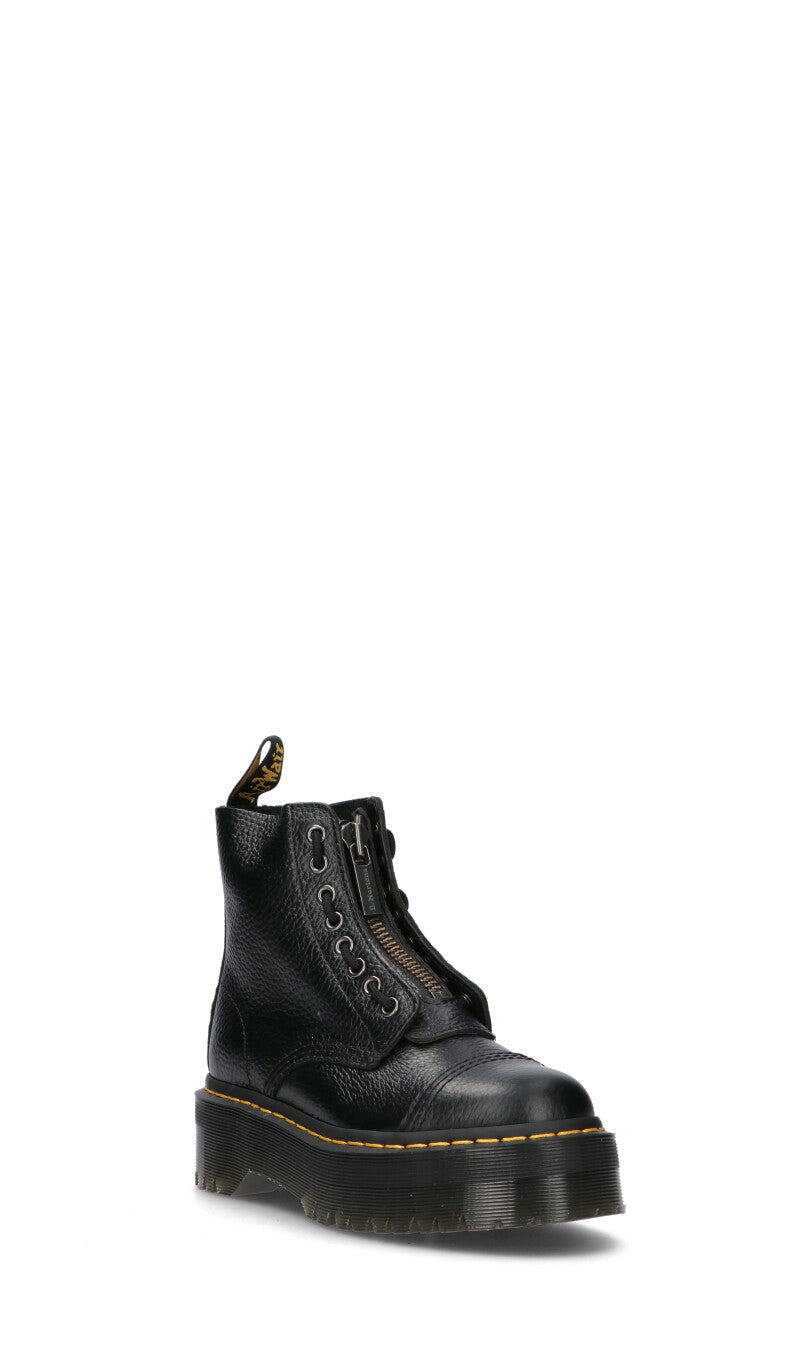 DR. MARTENS Anfibio donna nero in pelle