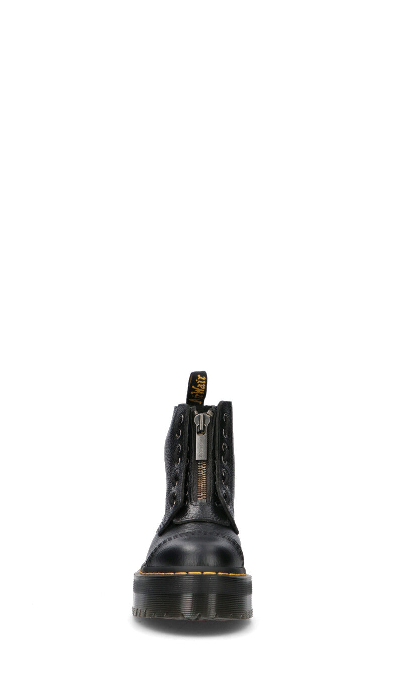 DR. MARTENS Anfibio donna nero in pelle