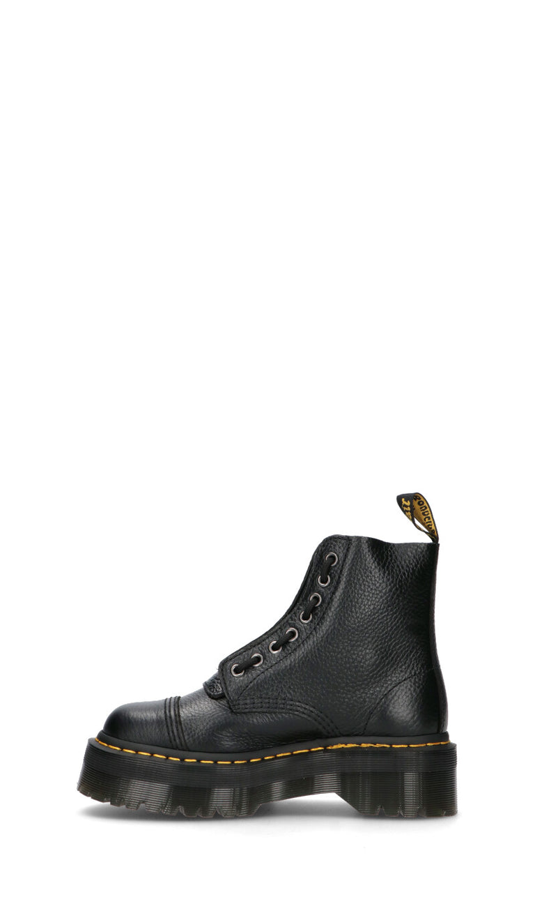 DR. MARTENS Anfibio donna nero in pelle
