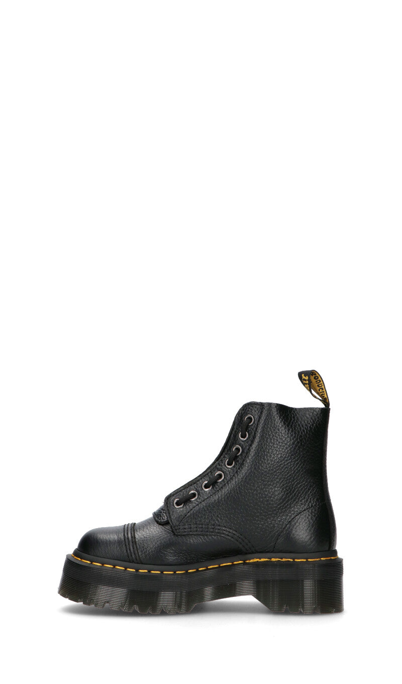 DR. MARTENS Anfibio donna nero in pelle