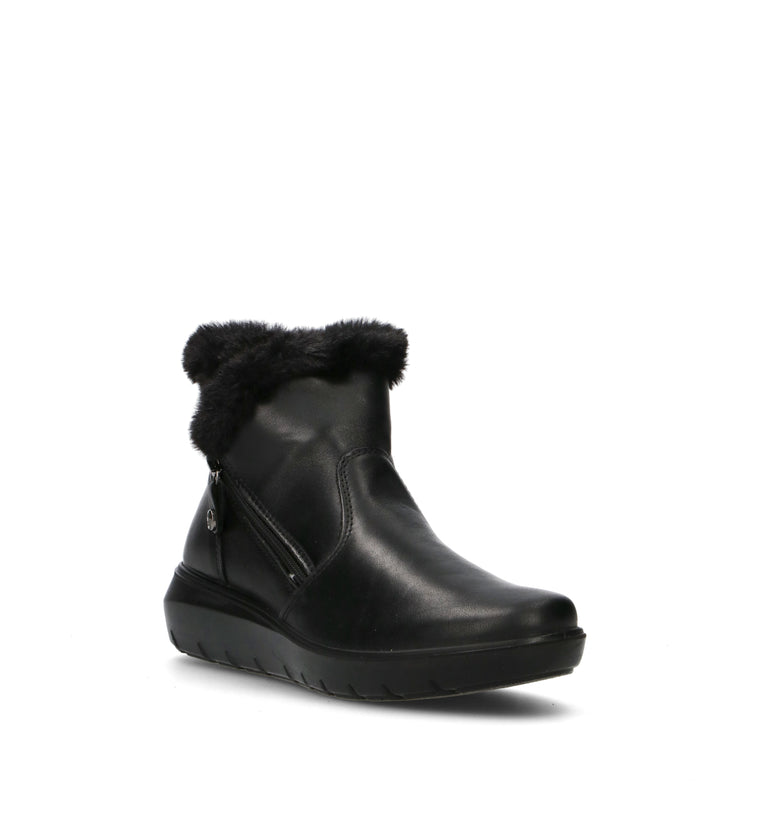 ENVAL Scarpa comfort donna nera in suede