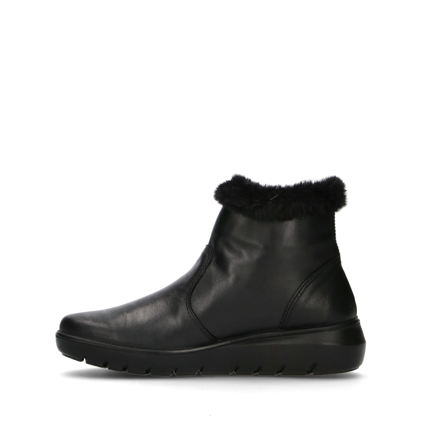 ENVAL Scarpa comfort donna nera in suede