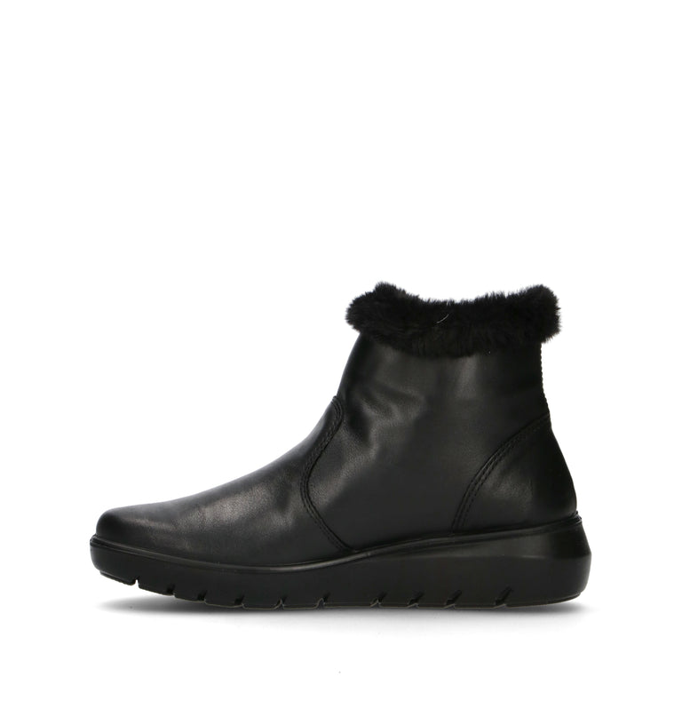 ENVAL Scarpa comfort donna nera in suede