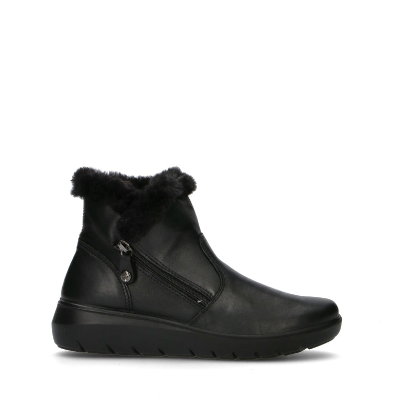 ENVAL Scarpa comfort donna nera in suede