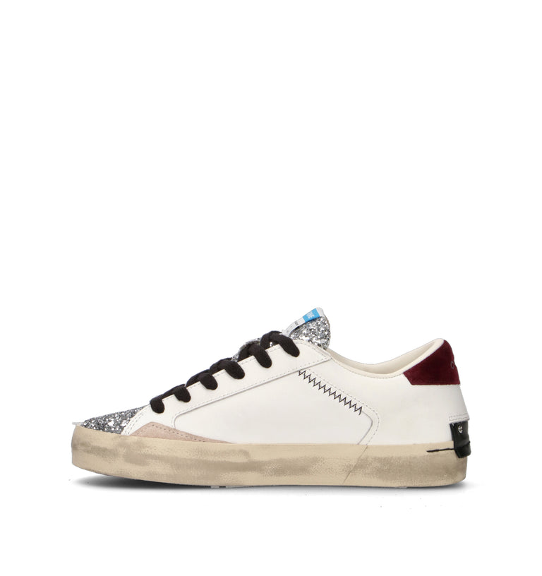CRIME Sneaker donna bianca