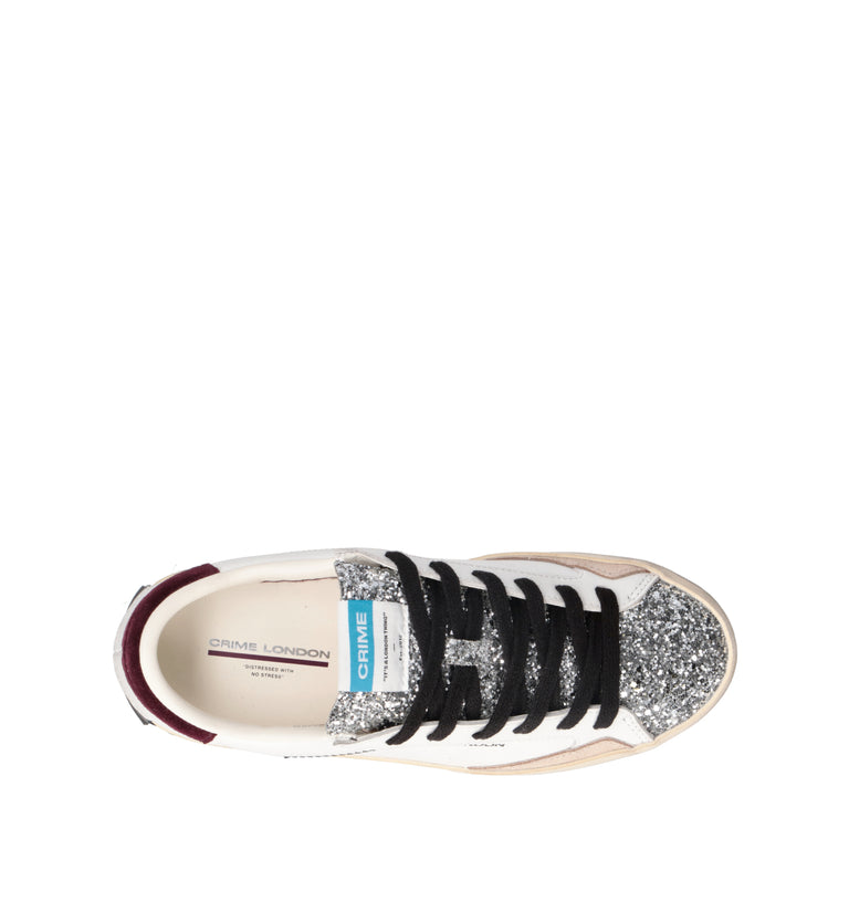 CRIME Sneaker donna bianca