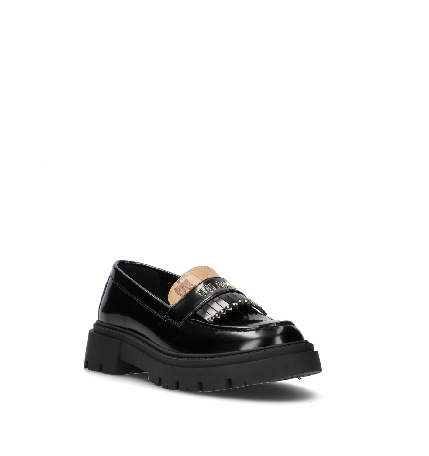 ALVIERO MARTINI Mocassino ragazza nero
