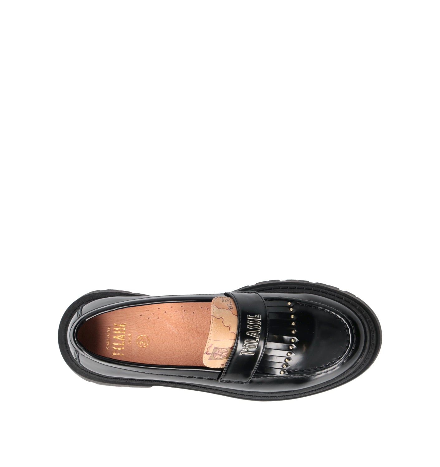 ALVIERO MARTINI Mocassino ragazza nero