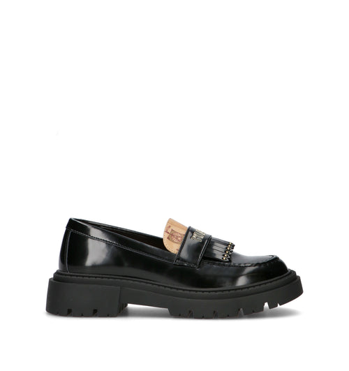 ALVIERO MARTINI Mocassino ragazza nero