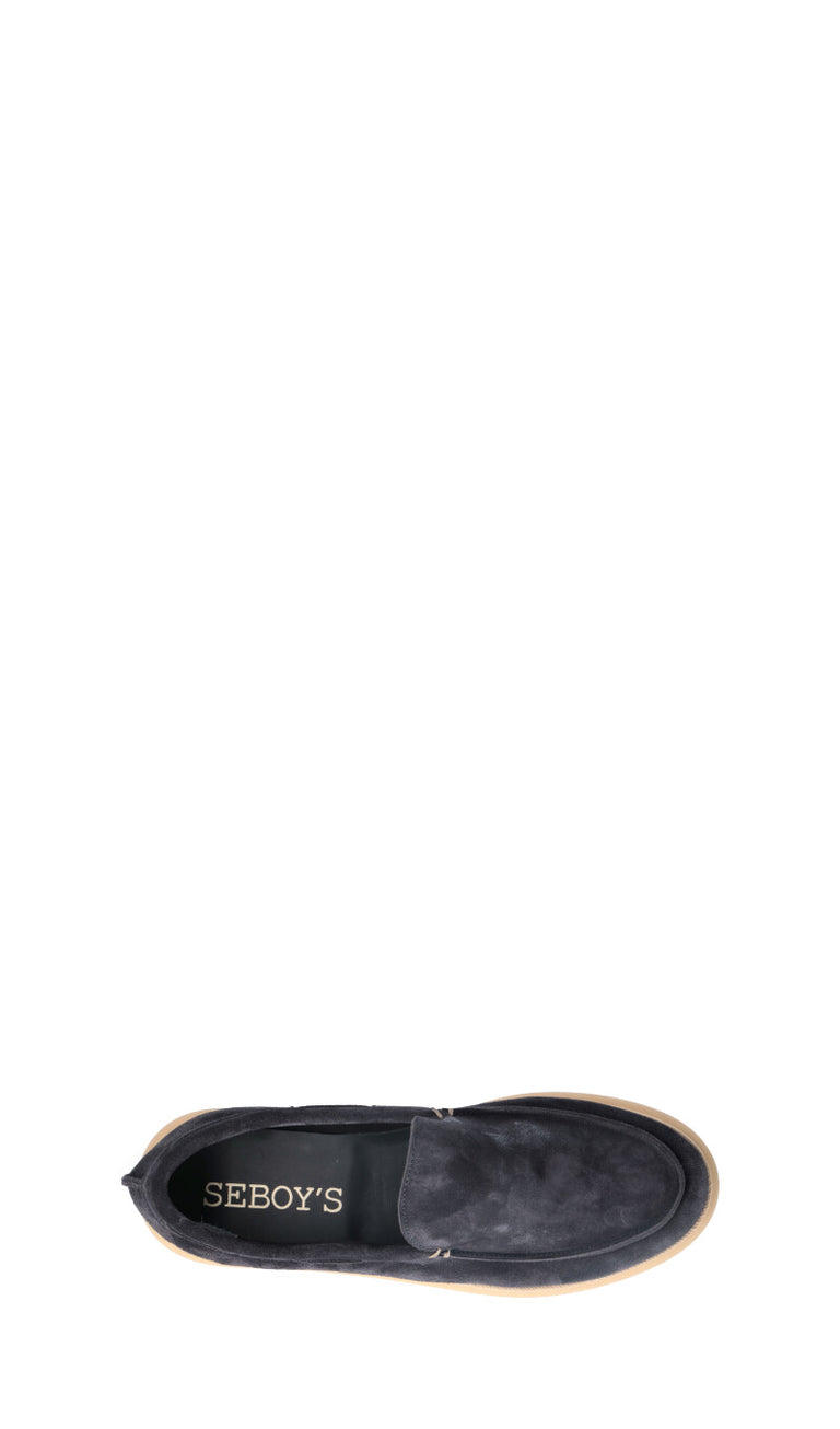 SEBOYS REVERSE - FONDO BOAT - Mocassino uomo blu