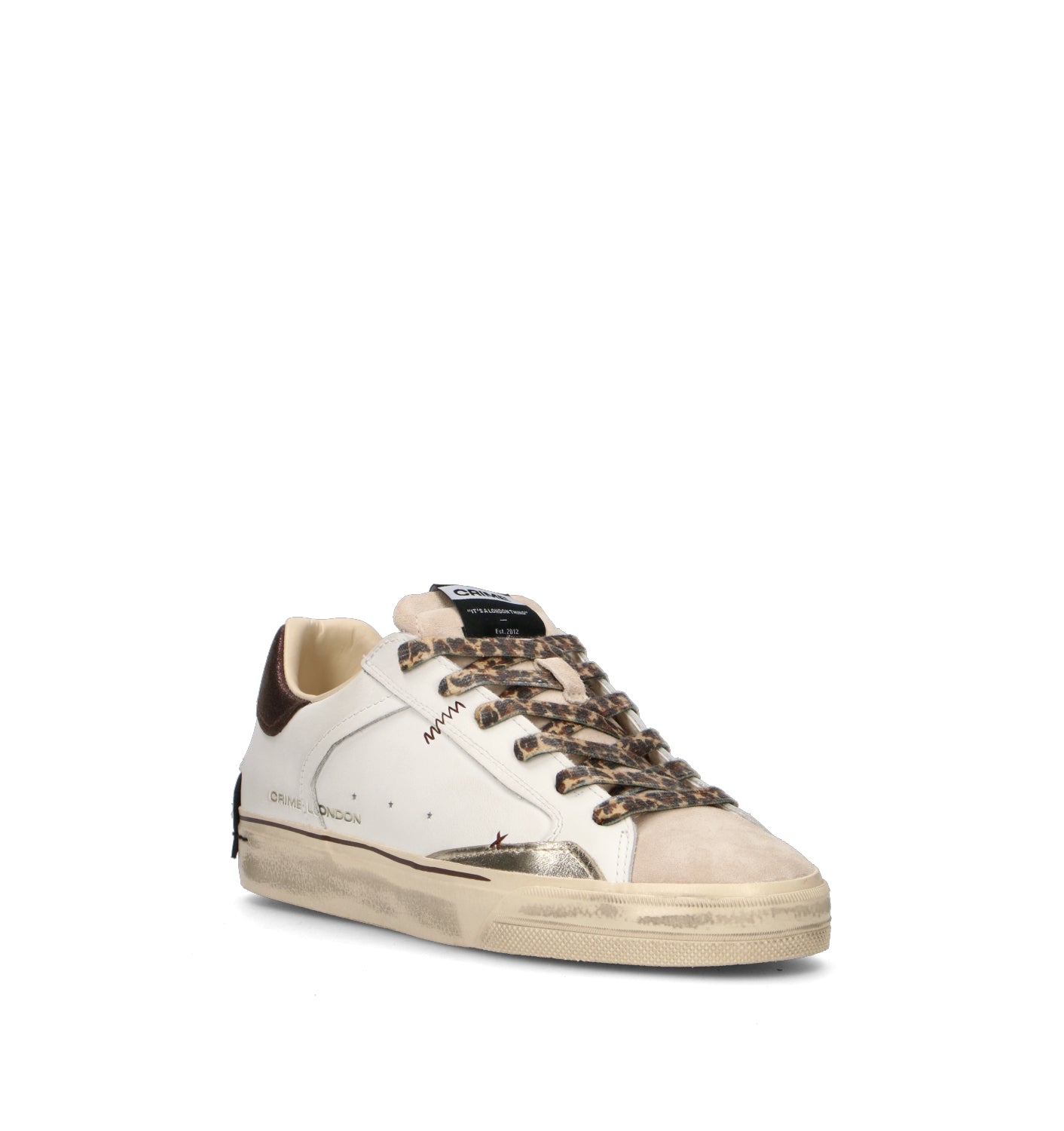 CRIME Sneaker donna bianca