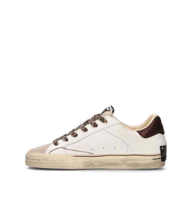 CRIME Sneaker donna bianca