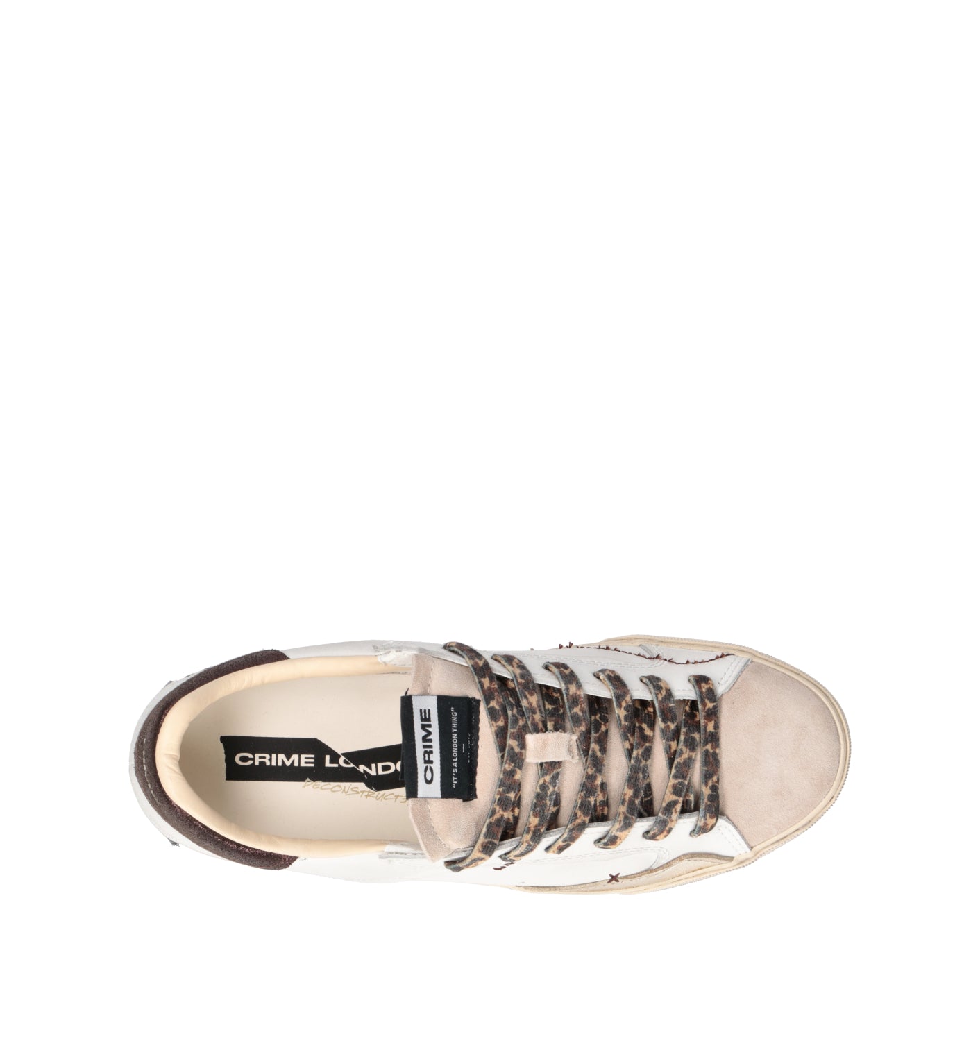 CRIME Sneaker donna bianca