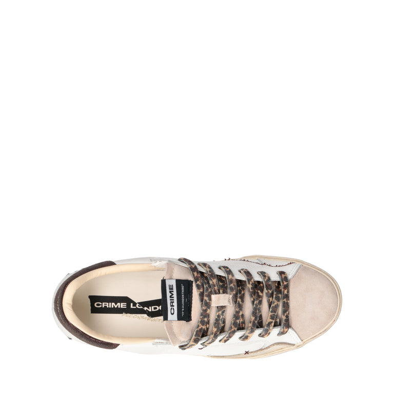 CRIME Sneaker donna bianca