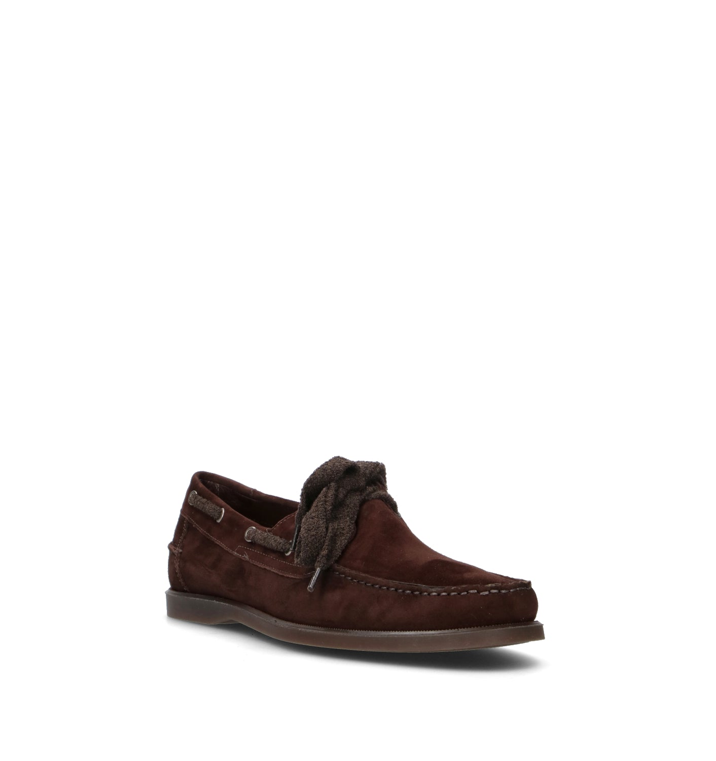 ANTICA CUOIERIA Mocassino uomo marrone in suede