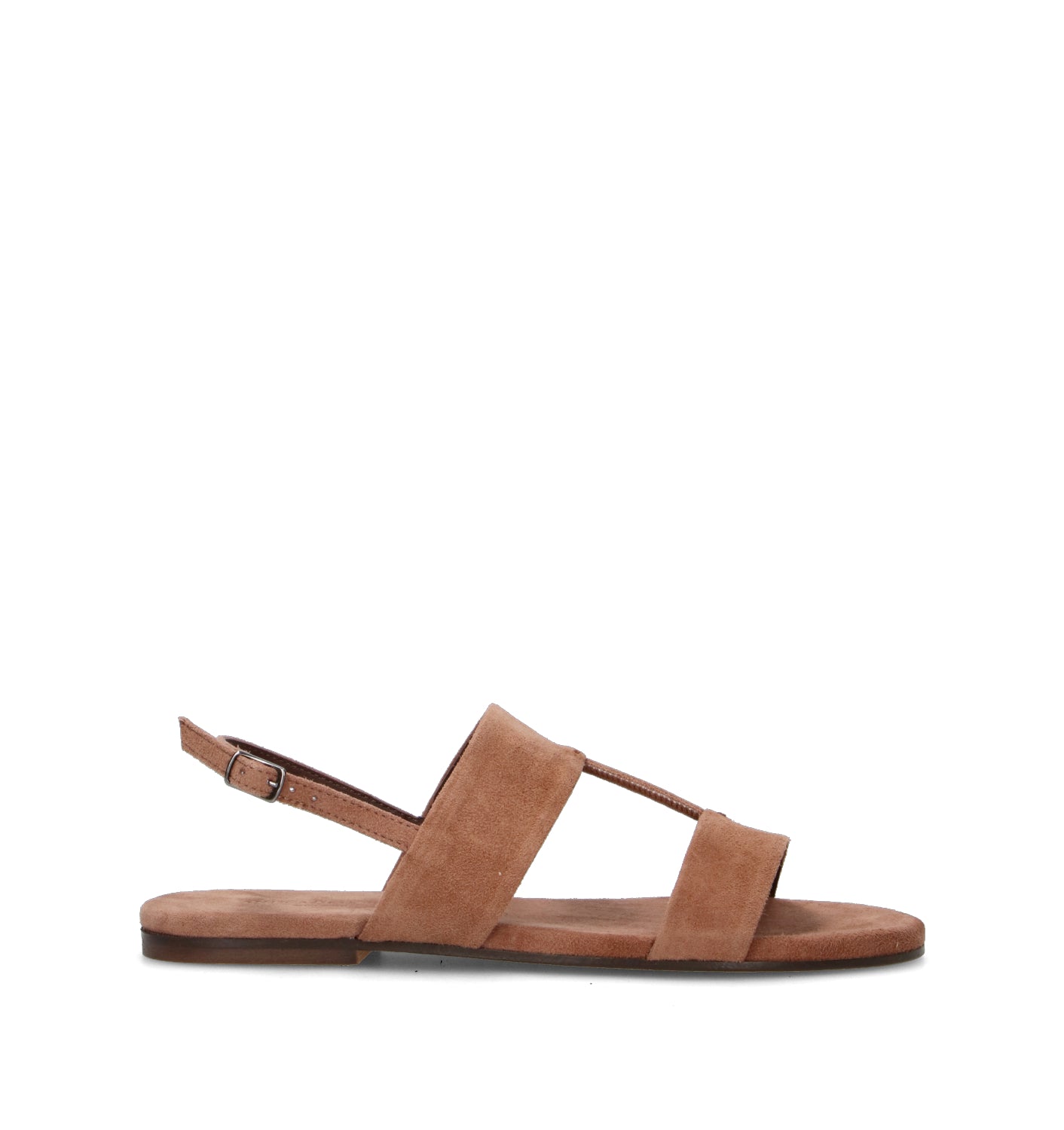 ANTICA CUOIERIA Sandalo donna marrone in suede