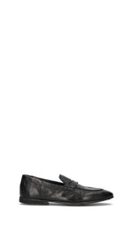 PAWELK'S Mocassino uomo nero in pelle