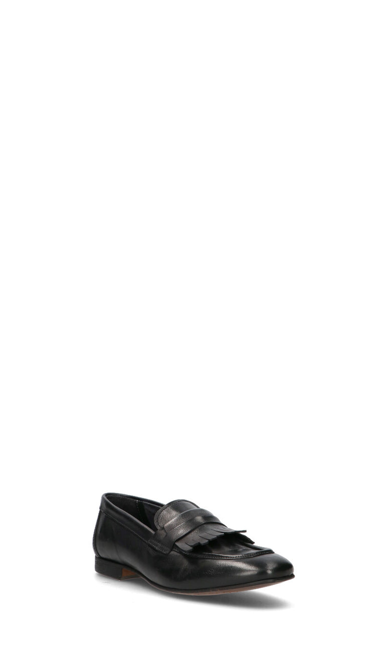 PAWELK'S Mocassino uomo nero in pelle