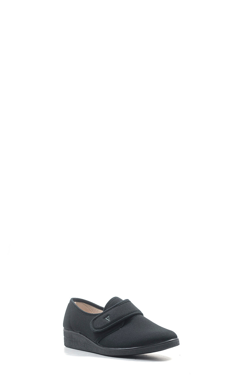 VALLEVERDE Sneaker donna nera in tessuto