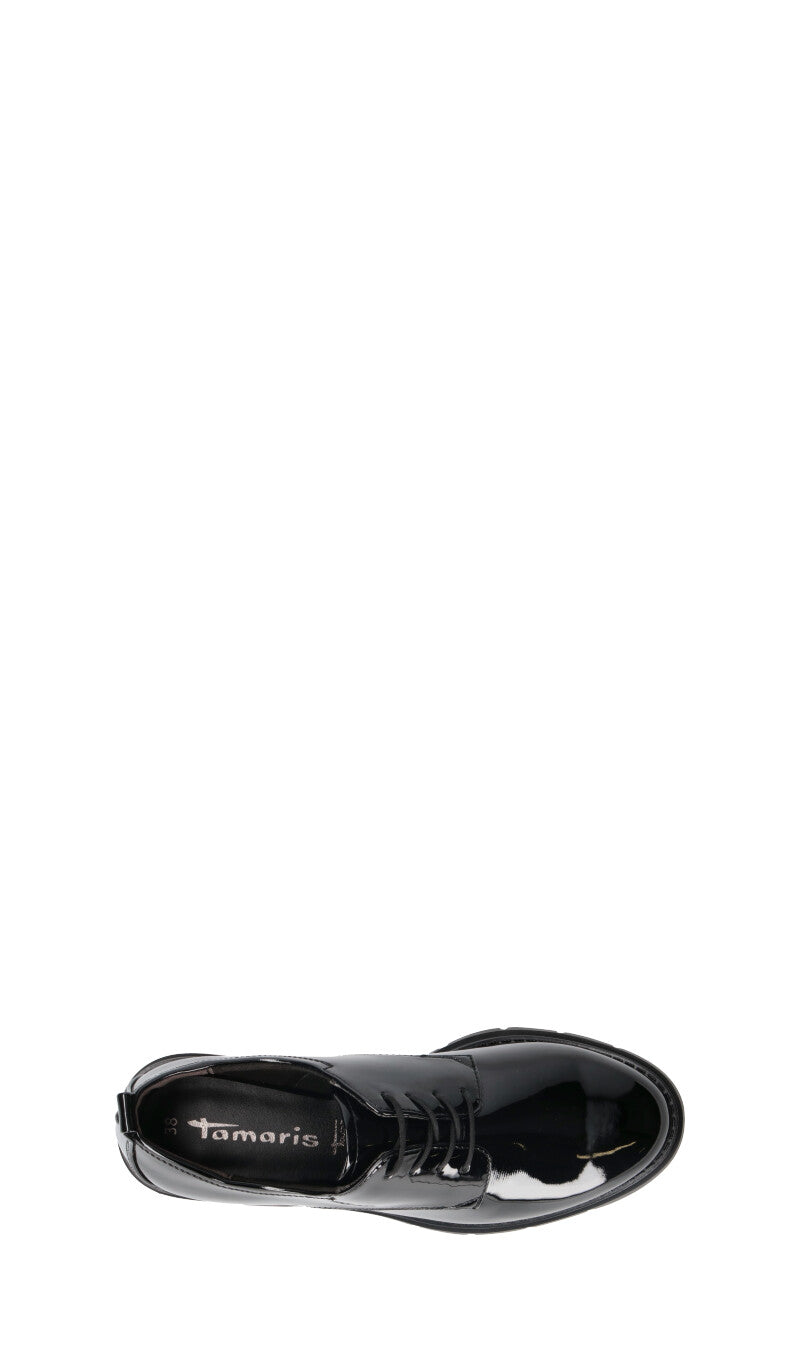 TAMARIS Mocassino donna nero in pelle